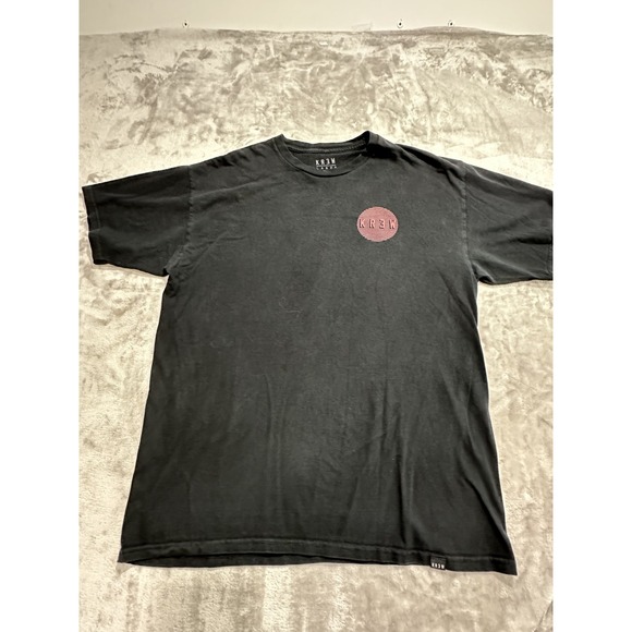 KREWE Other - Krew T-Shirt Men's Size Large Black Short Sleeve Crew‎ Neck Logo Streetwear